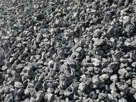 fondo di struttura del ghiaione, pietra grigia frantumata foto