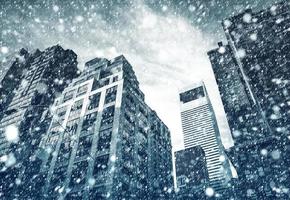 inverno a new york city foto