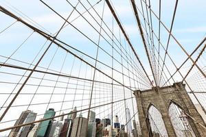 ponte di Brooklyn a New York foto