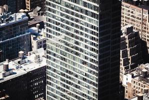 strade e tetti di Manhattan foto