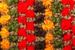 struttura di multicolore telaio intrecciata tessuti foto