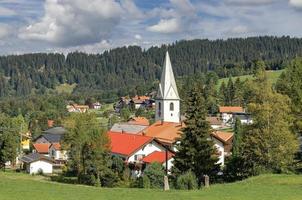 villaggio di jungholz,tirolo,austria foto