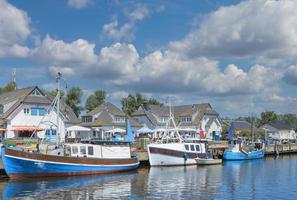 porto di vitte su hiddensee,baltico mare, meclemburgo-pomerania anteriore, germania foto