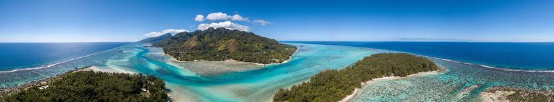 moorea isola francese polinesia laguna aereo Visualizza foto