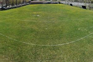 nazione calcio campo con fiori foto