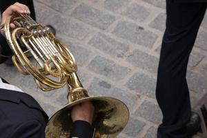 strada gruppo musicale tromba giocatore dettaglio foto