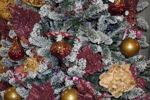 Natale albero ornamento a il mercato foto