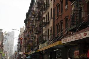 nuovo York, Stati Uniti d'America - Maggio 4 2019 - chinatown strade mercati e negozi foto