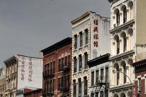 nuovo York, Stati Uniti d'America - Maggio 4 2019 - chinatown strade mercati e negozi foto