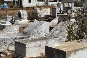 vecchio messicano cimitero nel EL triunfo estrazione villaggio baja California sur foto