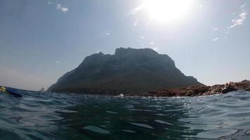 sardegna cristallo acqua subacqueo Visualizza mentre immersione foto