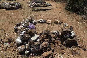 vecchio messicano cimitero nel EL triunfo estrazione villaggio baja California sur foto