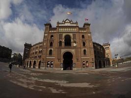 Madrid plaza de toros Toro combattente storico arena las ventas foto