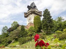 graz Austria storico orologio Torre foto