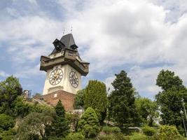 graz Austria storico orologio Torre foto