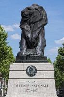 Parigi nazionale difesa Leone statua foto