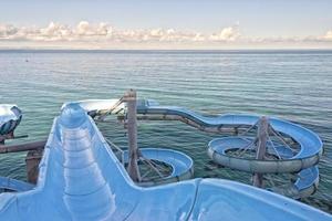 acqua diapositiva di il mare foto