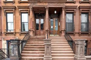 case di Harlem a New York City foto