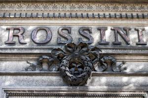 Parigi, Francia - Maggio 2, 2016 rossini tomba nel pere-lachaise cimitero foto