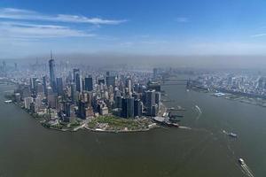 Veduta aerea di Manhattan foto