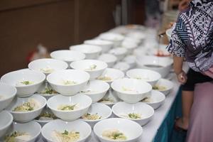 Alimenti e bevande tavolo per nozze cerimonia foto