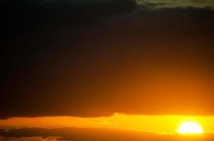 cielo al di sopra di il tramonto foto