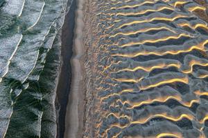 Messico baja California sur sabbia dune aereo Pacifico oceano spiaggia aereo paesaggio foto