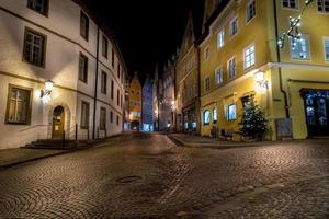 fussen Germania bavarese medievale cittadina notte Visualizza nel dicembre foto