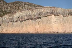 baja California sur cortez mare rocce foto