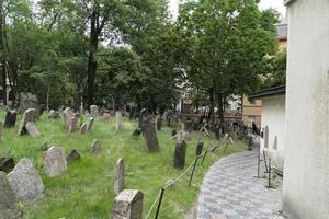 ebraico vecchio cimitero nel praga foto