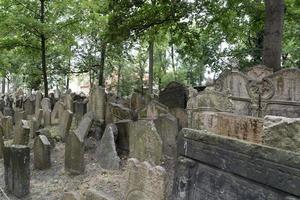 ebraico vecchio cimitero nel praga foto