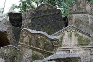 ebraico vecchio cimitero nel praga foto