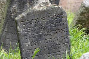 praga, ceco repubblica - luglio 17 2019 - ebraico vecchio cimitero nel praga foto