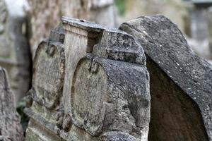 ebraico vecchio cimitero nel praga foto