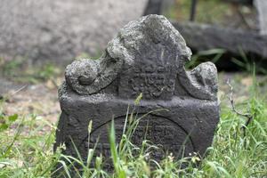 ebraico vecchio cimitero nel praga foto