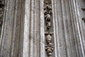 valencia seta scambio mercato edificio lonja de la seda bas sollievo sculture foto