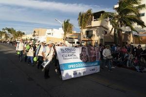 la paz, Messico - febbraio 22 2020 - tradizionale baja California carnevale foto