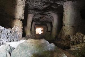 vendicari bizantino necropoli antico tombe nel sicilia foto