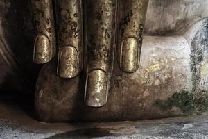 Budda statua nel wat tempio bellissimo tempio nel il storico parco Tailandia foto