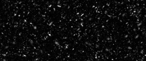 nevicata bokeh su buio fondazione. numerose i fiocchi di neve nel volante nel il aria. invernale notte nevicata e tempesta di neve di neve a. oscuro bokeh leggero urto innovativo fondazione. foto