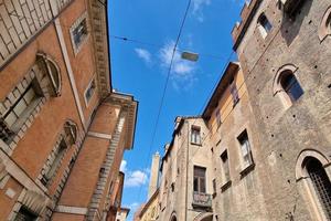 bologna Italia medievale edifici Casa nel mercanzia posto foto