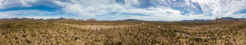 aereo panorama baja California deserto colorato paesaggio Visualizza vulcano foto