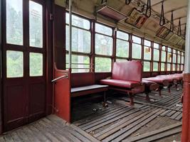 vecchio nuovo York tram rosso carro 1939 foto