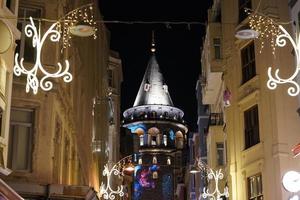 galata Torre nel Istanbul, turkiye foto