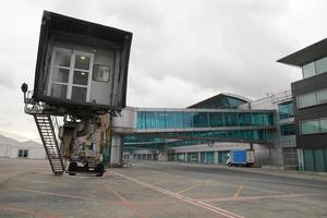 un' cancello nel ataturk aeroporto nel Istanbul, turkiye foto