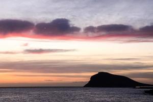 paesaggio al di sopra di il tramonto foto