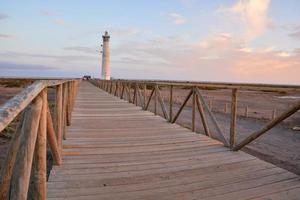 vista di un faro foto