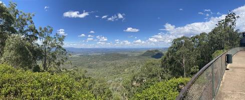 panoramico visualizzazioni a partire dal di toowoomba patrimonio picnic punto attenzione e parco, Queensland, Australia. foto