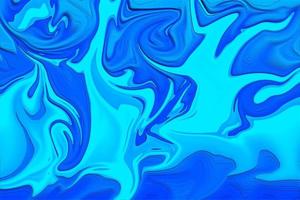 blu e verde carta tagliare o scanalatura fluido swirly astratto sfondo foto