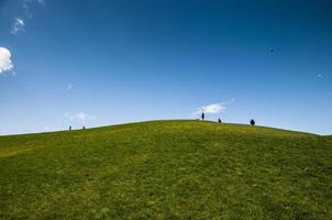 piccolo collina nel gas lavori parco nel Seattle foto